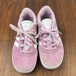 Adidas Big Girl’s Vl Court 3.0 Casual Sneakers Color Purple Size 1